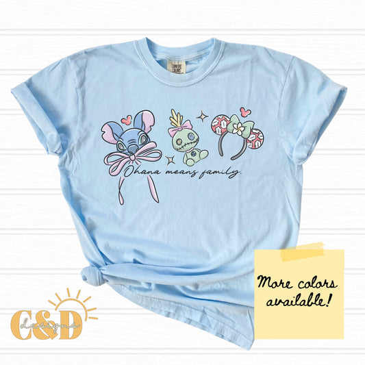 Blue Alien Magical Mouse Ears Trio