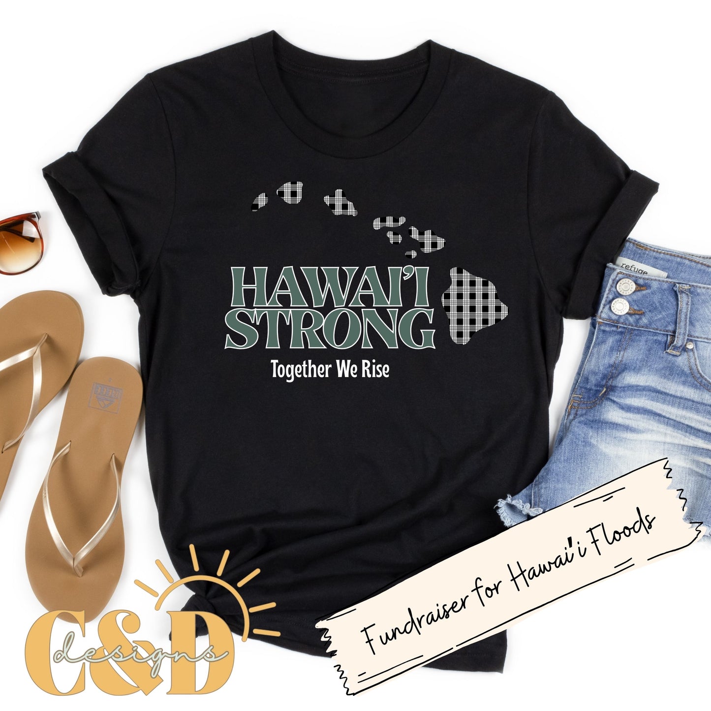 FUNDRAISER T-SHIRT FOR HAWAI'I FLOODING