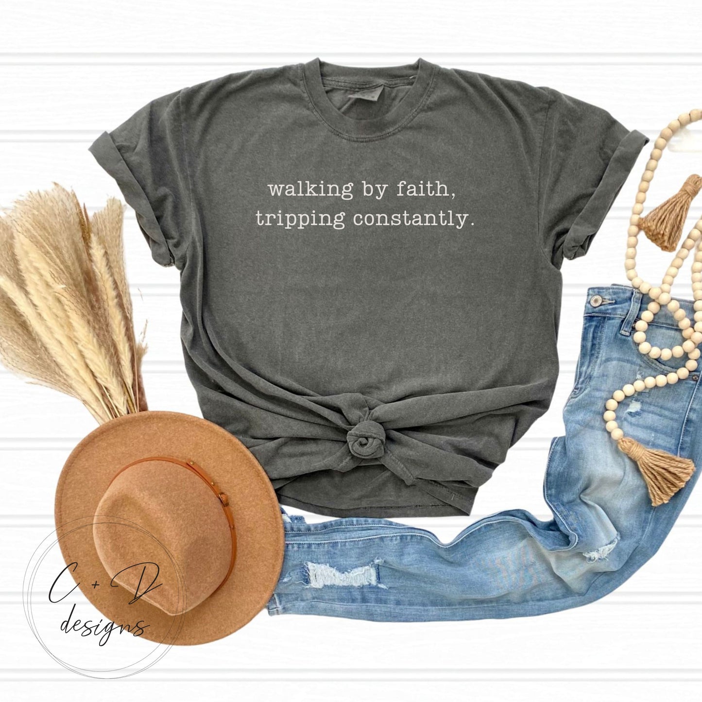 Walking by Faith T-shirt