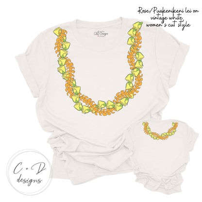 Puakenikeni/Roselani Lei T-shirt