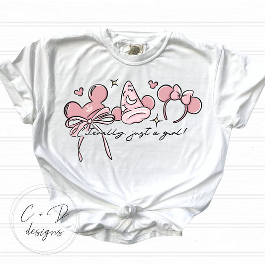 Girly Magical Mouse Ears Trio