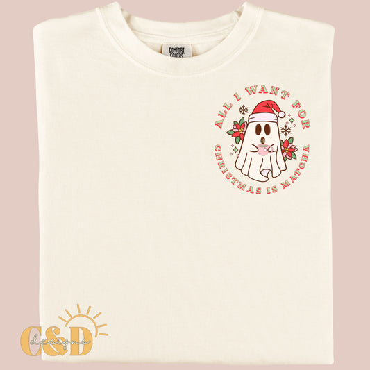 All I want for Christmas Ghost Tees