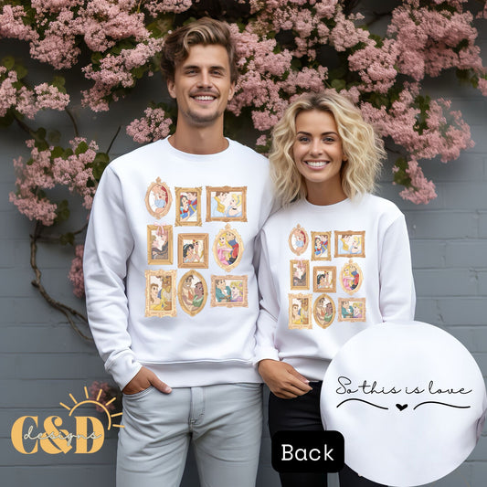 Magical Royal Couples This is Love T-shirts & Sweatshirts