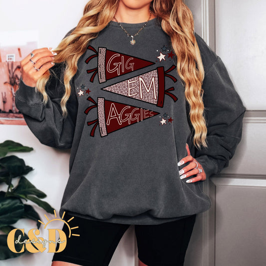 Texas A&M University Cropped Tees & Sweatshirts
