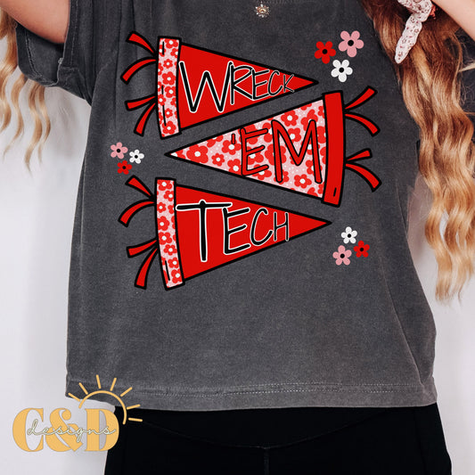 Texas Tech University Cropped Tees & Sweatshirts