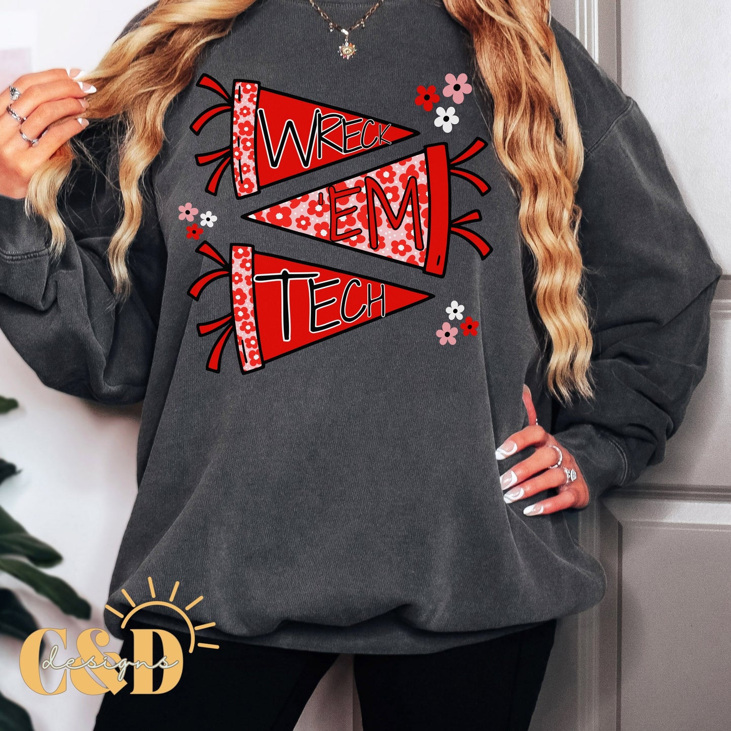 Texas Tech University Cropped Tees & Sweatshirts