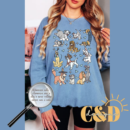 Magical Park Dogs Sweatshirts