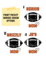 Custom Football Mom T-Shirt | Personalized Team Colors, Name & Number