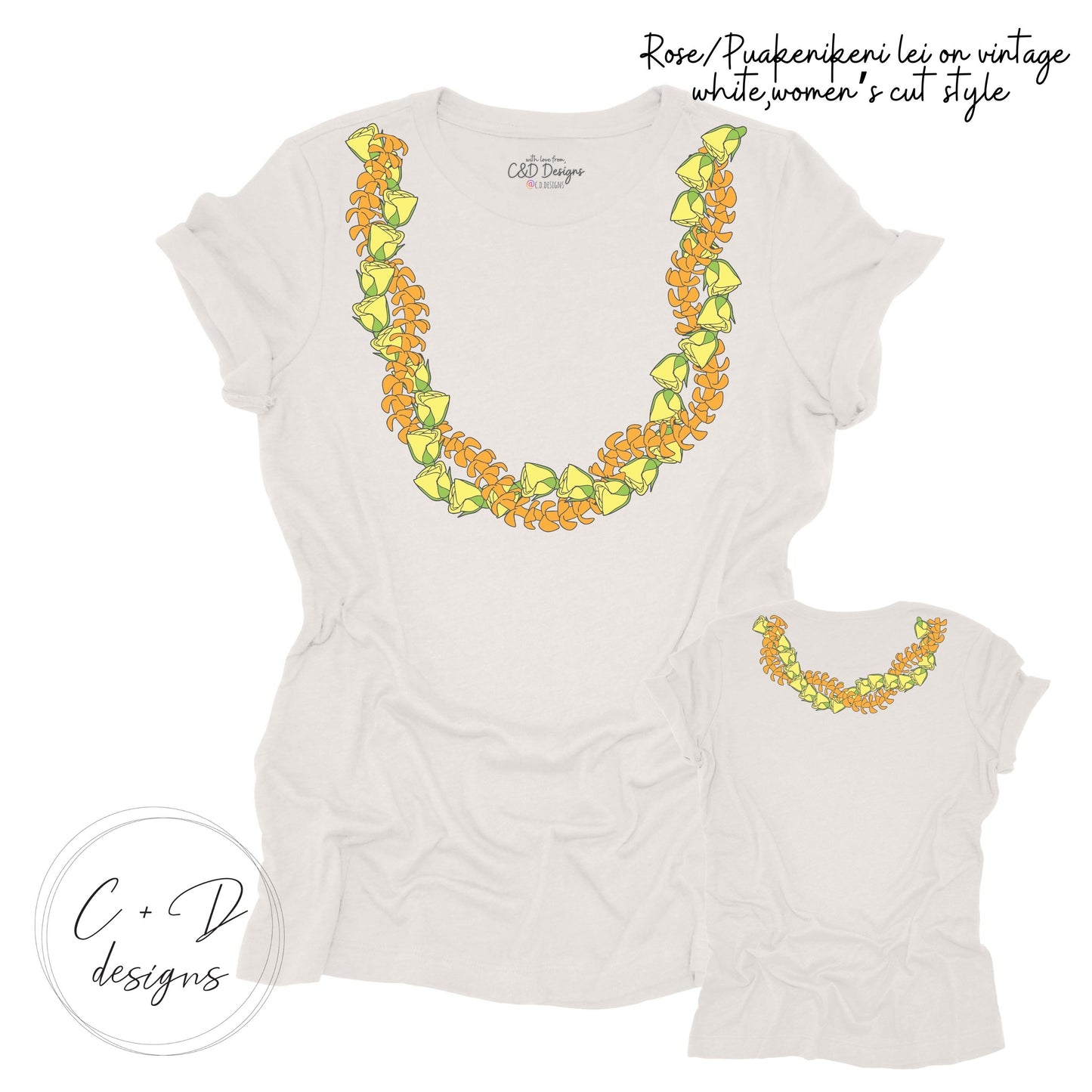 Puakenikeni/Roselani Lei T-shirt