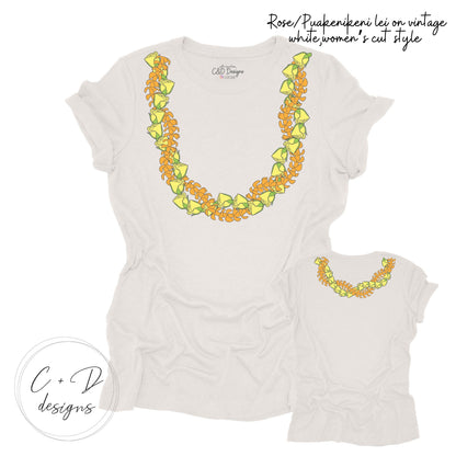 Puakenikeni/Roselani Lei T-shirt