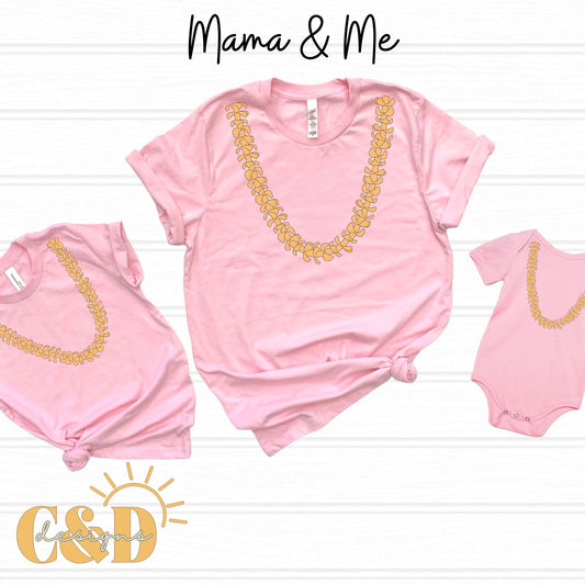 Puakenikeni Lei Keiki Tees