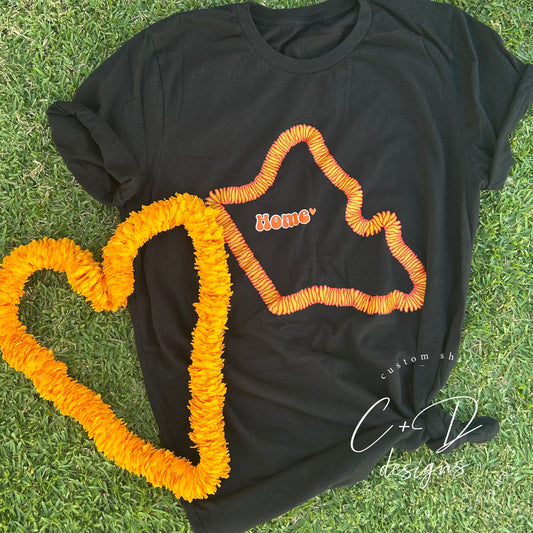 At home on Oahu, Ilima Lei T-shirt