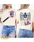 Custom Football Mom T-Shirt | Personalized Team Colors, Name & Number