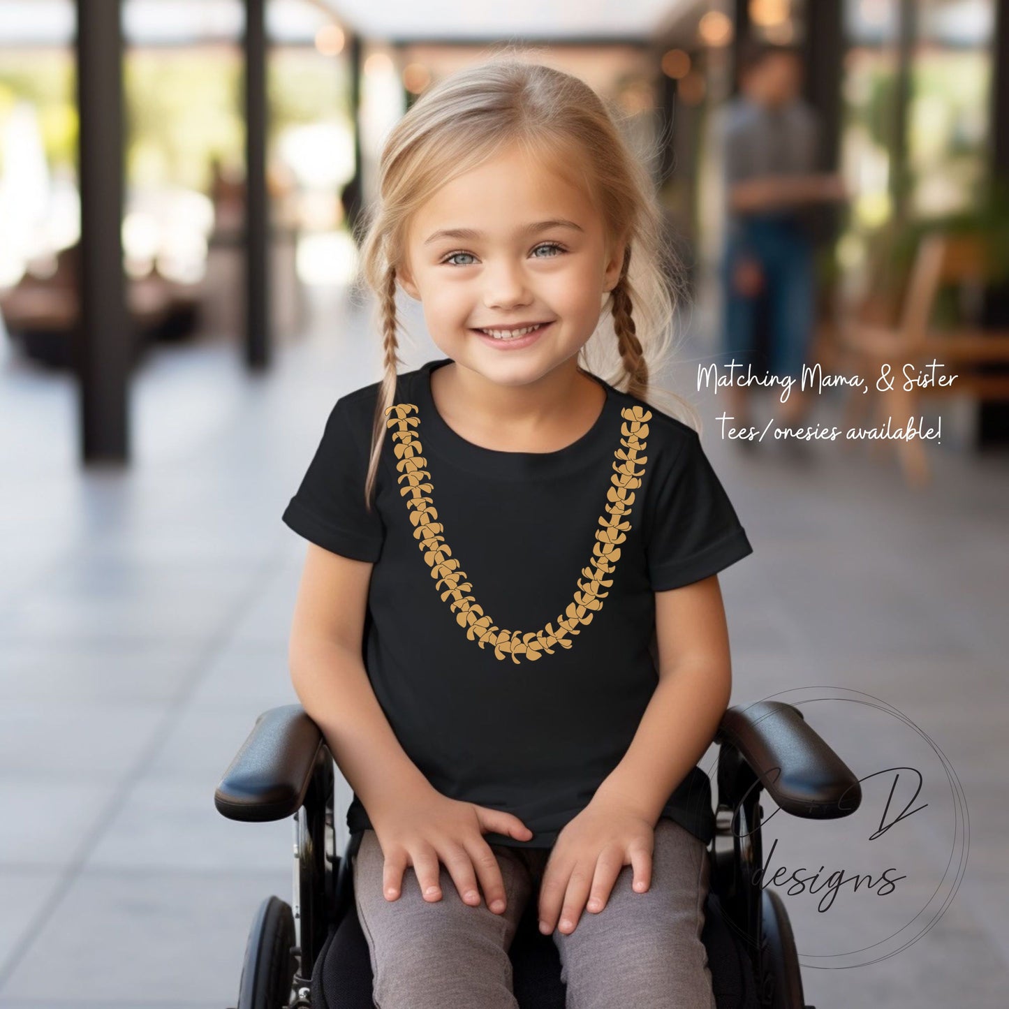 Puakenikeni Lei Keiki Tees